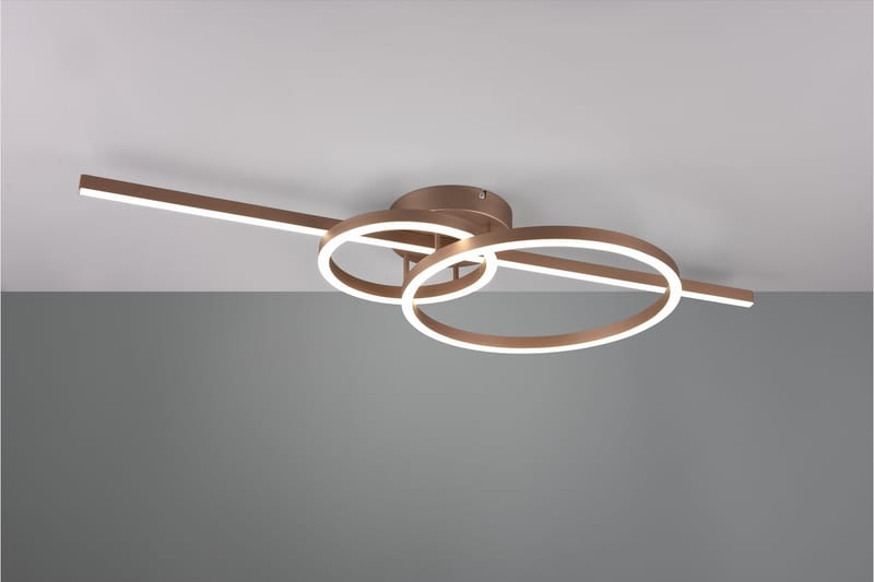 Montilla LED plafond kaffe brun - Brun - Belysning - Lampor & belysning inomhus - Taklampa & takbelysning - Takplafond