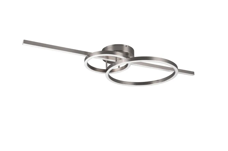 Montilla LED Plafond borstad stål, Borstad stål