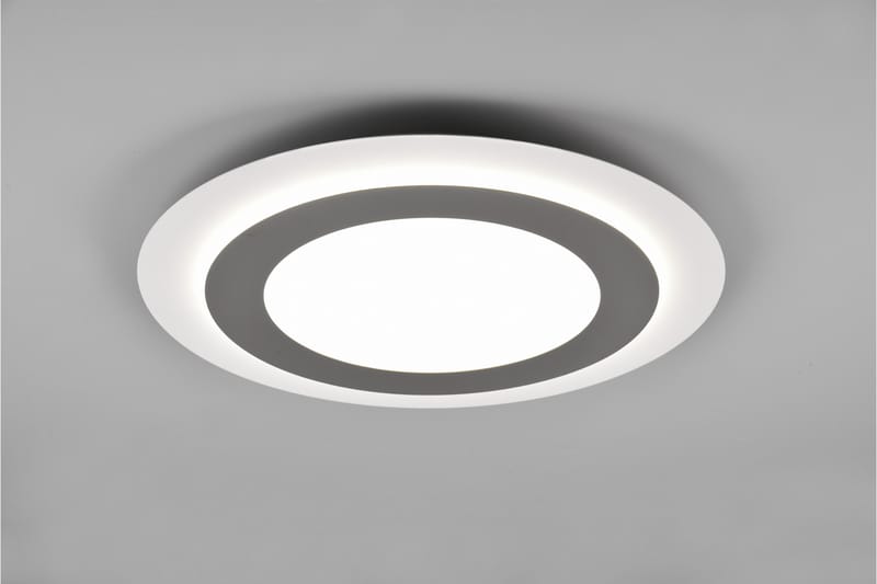 Morgan LED plafond 45 cm vit/ borstad stål - Borstad stål - Belysning - Lampor & belysning inomhus - Taklampa & takbelysning - Takplafond