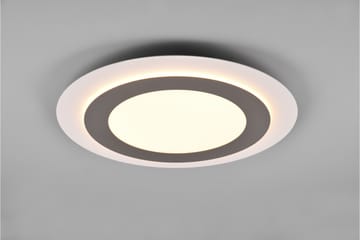 Morgan LED plafond 45 cm vit/ borstad stål - Borstad stål - Belysning - Lampor & belysning inomhus - Taklampa & takbelysning - Takplafond
