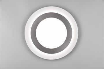 Morgan LED plafond 45 cm vit/ borstad stål - Borstad stål - Belysning - Lampor & belysning inomhus - Taklampa & takbelysning - Takplafond