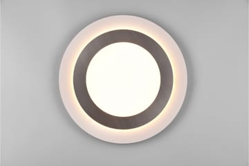 Morgan LED plafond 45 cm vit/ borstad stål - Borstad stål - Belysning - Lampor & belysning inomhus - Taklampa & takbelysning - Takplafond