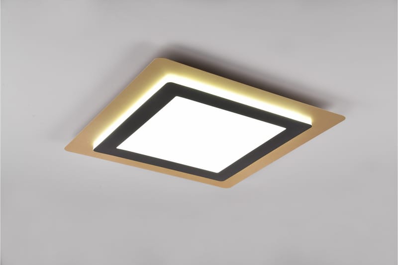 Morgan LED plafond 45x45 cm mattsvart/ guld - Matt svart/Guld - Belysning - Lampor & belysning inomhus - Taklampa & takbelysning - Takplafond