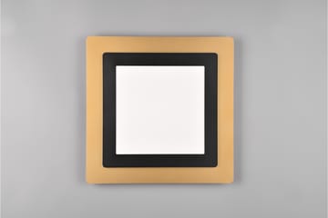 Morgan LED plafond 45x45 cm mattsvart/ guld - Matt svart/Guld - Belysning - Lampor & belysning inomhus - Taklampa & takbelysning - Takplafond