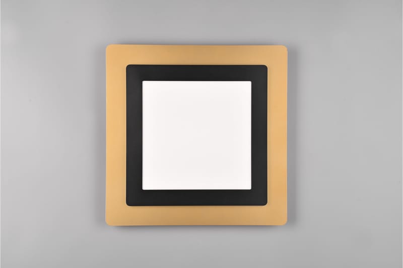 Morgan LED plafond 45x45 cm mattsvart/ guld - Matt svart/Guld - Belysning - Lampor & belysning inomhus - Taklampa & takbelysning - Takplafond