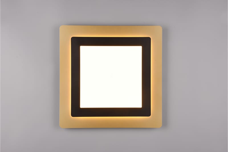 Morgan LED plafond 45x45 cm mattsvart/ guld - Matt svart/Guld - Belysning - Lampor & belysning inomhus - Taklampa & takbelysning - Takplafond