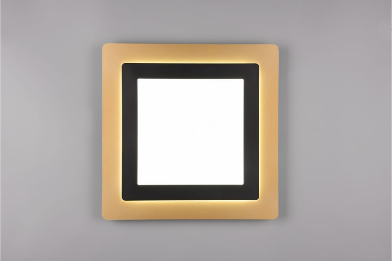 Morgan LED plafond 45x45 cm mattsvart/ guld - Matt svart/Guld - Belysning - Lampor & belysning inomhus - Taklampa & takbelysning - Takplafond