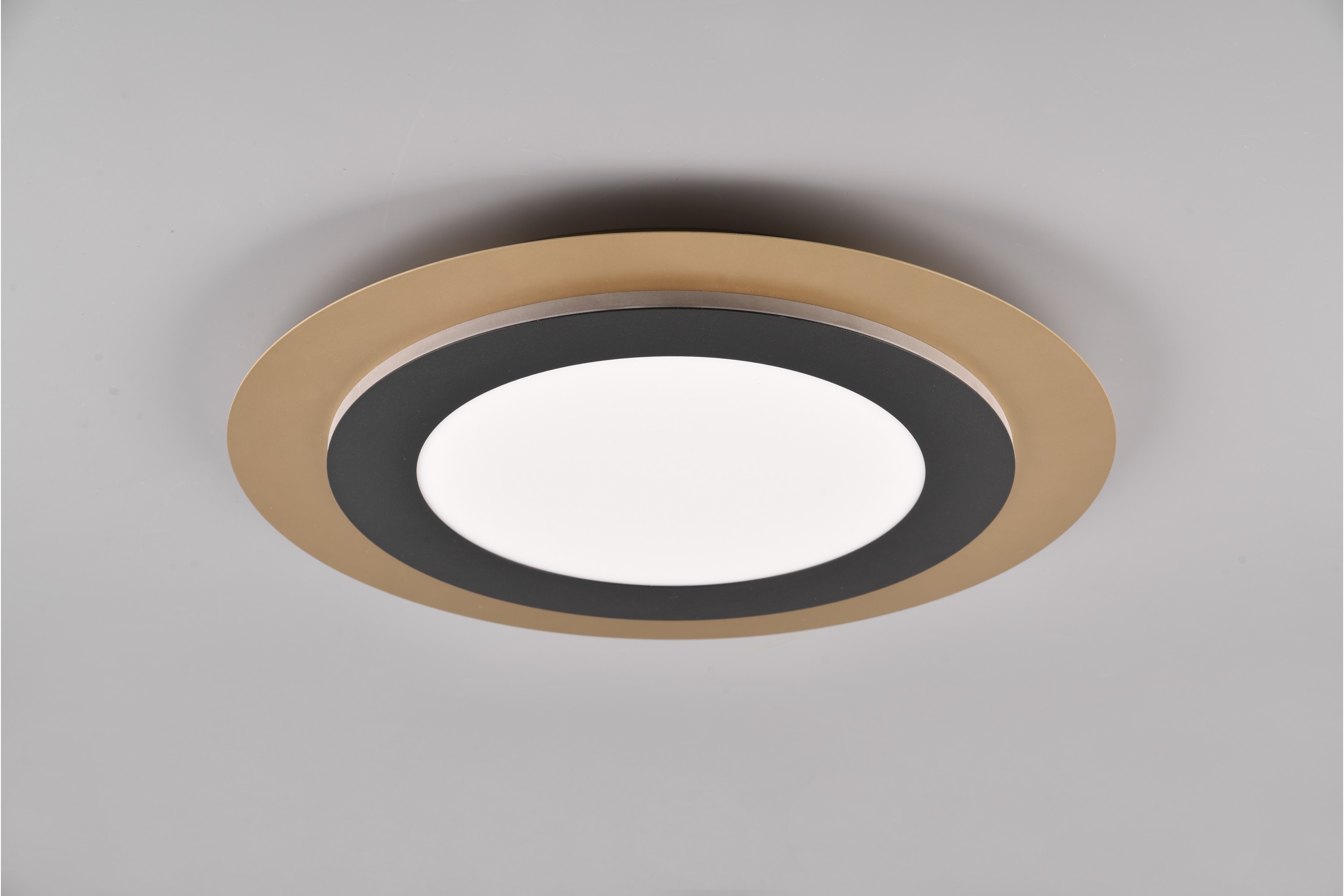 Morgan LED plafond 45 cm mattsvart/guld Matt svart/Guld