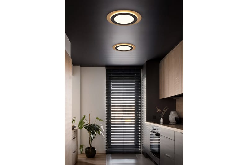 Morgan LED plafond 45 cm mattsvart/ guld - Matt svart/Guld - Belysning - Lampor & belysning inomhus - Taklampa & takbelysning - Takplafond