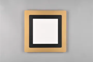 Morgan LED Plafond 45x45 cm mattsvart/ guld - Matt svart/Guld - Belysning - Lampor & belysning inomhus - Taklampa & takbelysning - Takplafond