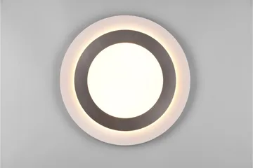 Morgan LED Plafond 45 cm vit/ borstad stål - Borstad stål - Belysning - Lampor & belysning inomhus - Taklampa & takbelysning - Takplafond