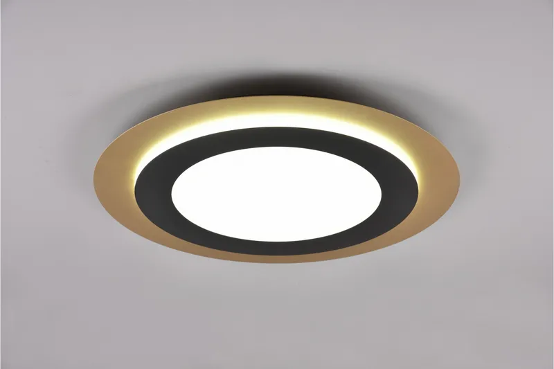 Morgan LED Plafond 45 cm mattsvart/ guld - Matt svart/Guld - Belysning - Lampor & belysning inomhus - Taklampa & takbelysning - Takplafond