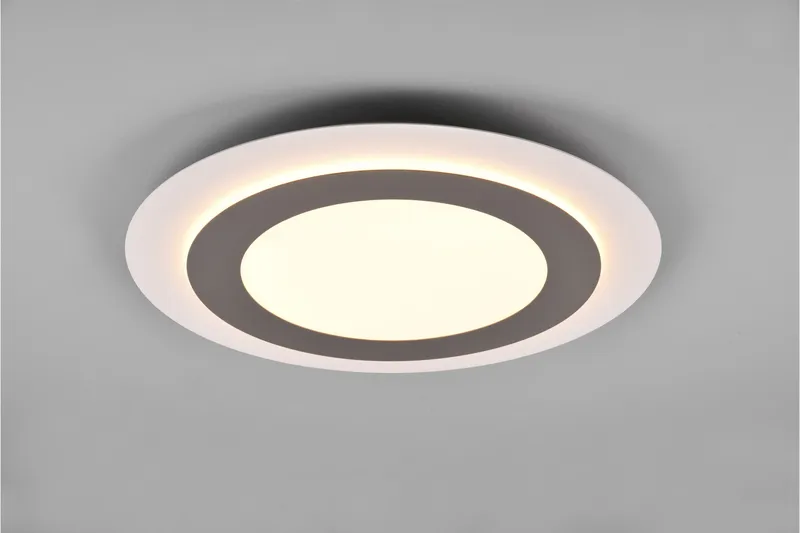 Morgan LED Plafond 45 cm vit/ borstad stål - Borstad stål - Belysning - Lampor & belysning inomhus - Taklampa & takbelysning - Takplafond