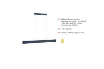 NILA Pendellampa, anthrazit - Grå - Belysning - Lampor & belysning inomhus - Taklampa & takbelysning - Kökslampa & taklampa kök