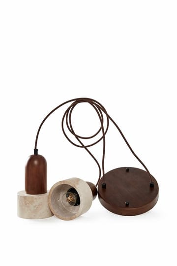 Norric Pendellampa - Beige Valnöt - Belysning - Lampor & belysning inomhus - Taklampa & takbelysning - Kristallkrona & takkrona