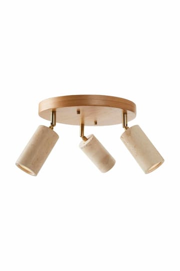 Nurtane Taklampa - Beige Och Ek - Belysning - Lampor & belysning inomhus - Taklampa & takbelysning - Kristallkrona & takkrona