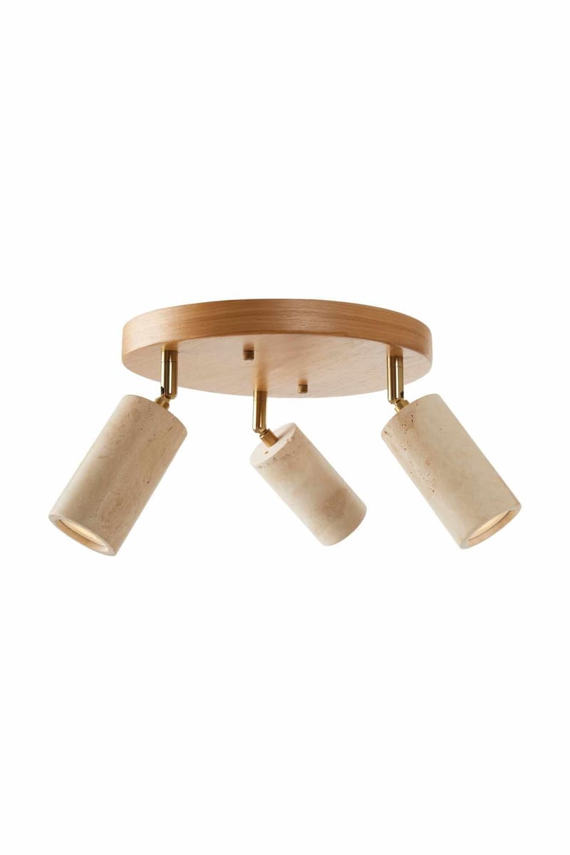 Nurtane Taklampa - Beige Och Ek - Belysning - Lampor & belysning inomhus - Taklampa & takbelysning - Kristallkrona & takkrona