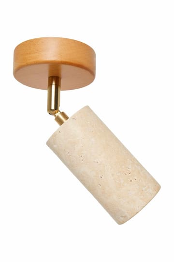 Nurtane Taklampa - Beige Och Ek - Belysning - Lampor & belysning inomhus - Taklampa & takbelysning - Kristallkrona & takkrona