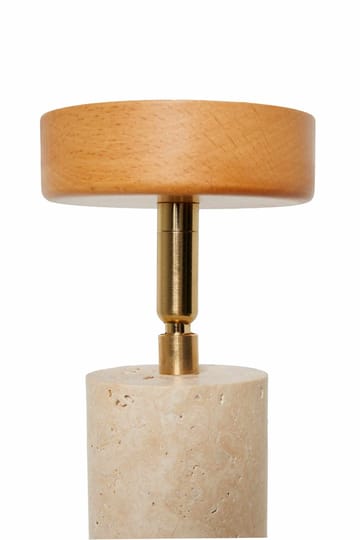 Nurtane Taklampa - Beige Och Ek - Belysning - Lampor & belysning inomhus - Taklampa & takbelysning - Kristallkrona & takkrona