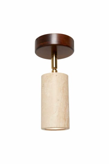 Nurtane Taklampa - Beige Och Valnöt - Belysning - Lampor & belysning inomhus - Taklampa & takbelysning - Kristallkrona & takkrona