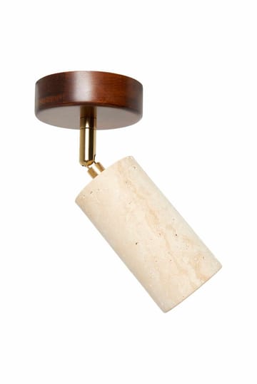 Nurtane Taklampa - Beige Och Valnöt - Belysning - Lampor & belysning inomhus - Taklampa & takbelysning - Kristallkrona & takkrona