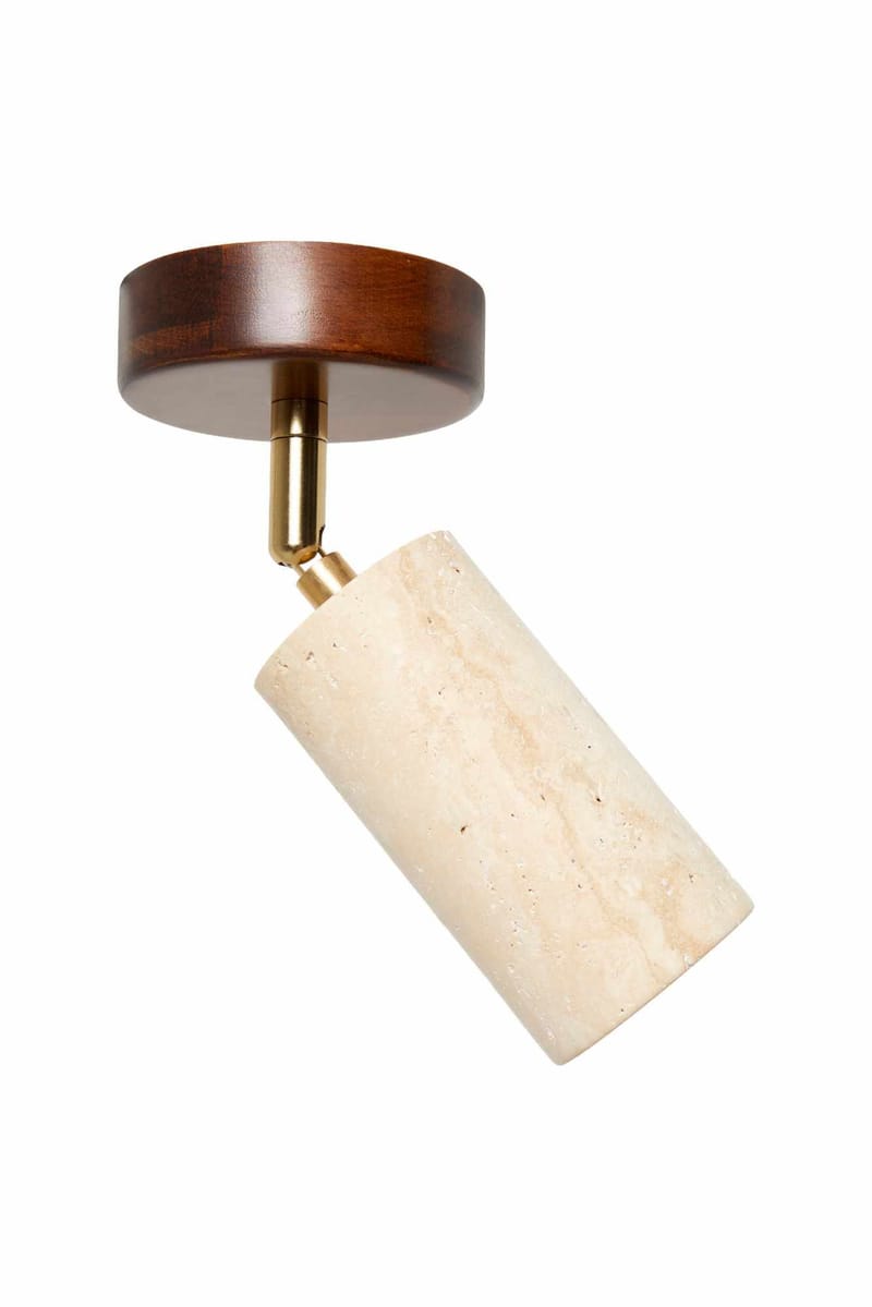 Nurtane Taklampa - Beige Och Valnöt - Belysning - Lampor & belysning inomhus - Taklampa & takbelysning - Kristallkrona & takkrona