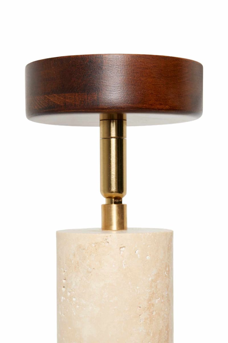 Nurtane Taklampa - Beige Och Valnöt - Belysning - Lampor & belysning inomhus - Taklampa & takbelysning - Kristallkrona & takkrona
