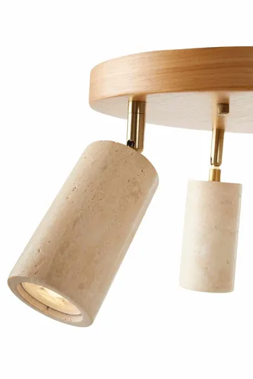 Nurtane Taklampa - Beige/Ek - Belysning - Lampor & belysning inomhus - Taklampa & takbelysning - Kristallkrona & takkrona