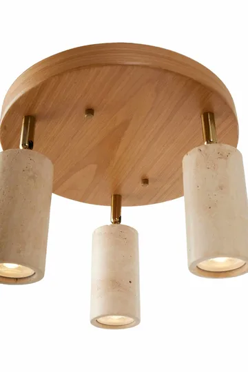 Nurtane Taklampa - Beige/Ek - Belysning - Lampor & belysning inomhus - Taklampa & takbelysning - Kristallkrona & takkrona
