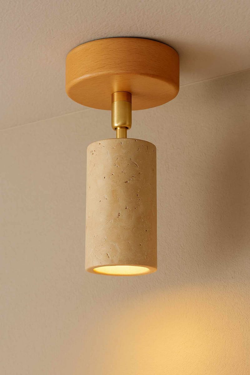 Nurtane Taklampa - Beige/Ek - Belysning - Lampor & belysning inomhus - Taklampa & takbelysning - Kristallkrona & takkrona