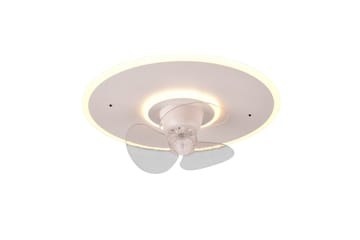 Nybro LED fläktplafond mattvit - Matt vit - Belysning - Lampor & belysning inomhus - Taklampa & takbelysning - Takplafond