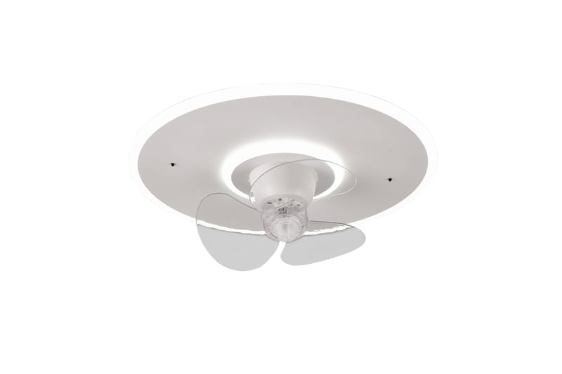 Nybro LED fläktplafond mattvit - Matt vit - Belysning - Lampor & belysning inomhus - Taklampa & takbelysning - Takplafond