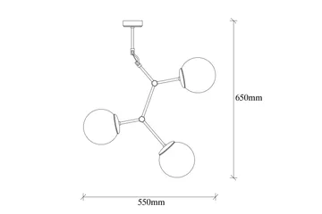 Opviq Damar Taklampa - Gul/Vit - Belysning - Lampor & belysning inomhus - Taklampa & takbelysning - Kökslampa & taklampa kök