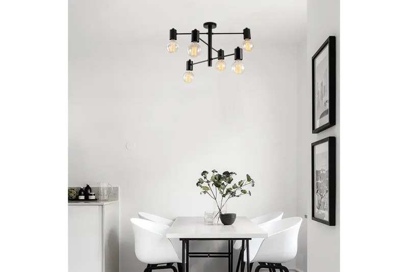 Opviq Hexa Taklampa - Svart - Belysning - Lampor & belysning inomhus - Taklampa & takbelysning - Takplafond
