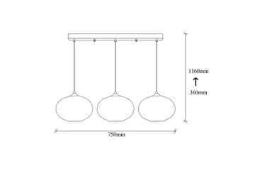 Opviq Taklampa - Svart - Belysning - Lampor & belysning inomhus - Taklampa & takbelysning - Kökslampa & taklampa kök