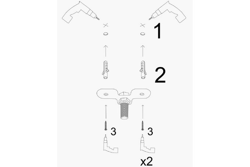 Opviq Tel Stor Taklampa Plafond - Vardagsrum - Sovrum - Kök - Opviq - Belysning - Lampor & belysning inomhus - Taklampa & takbelysning