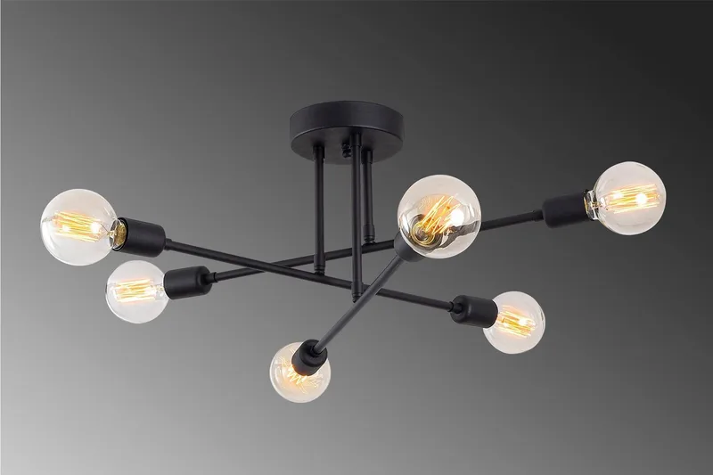 Opviq Tel Stor Taklampa Plafond - Vardagsrum - Sovrum - Kök - Svart - Belysning - Lampor & belysning inomhus - Taklampa & takbelysning