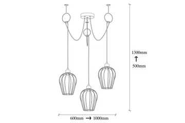 Opviq Tel Taklampa - Svart - Belysning - Lampor & belysning inomhus - Taklampa & takbelysning - Kökslampa & taklampa kök