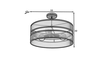 Orabela Plafond Rund - Svart - Belysning - Lampor & belysning inomhus - Taklampa & takbelysning - Takplafond