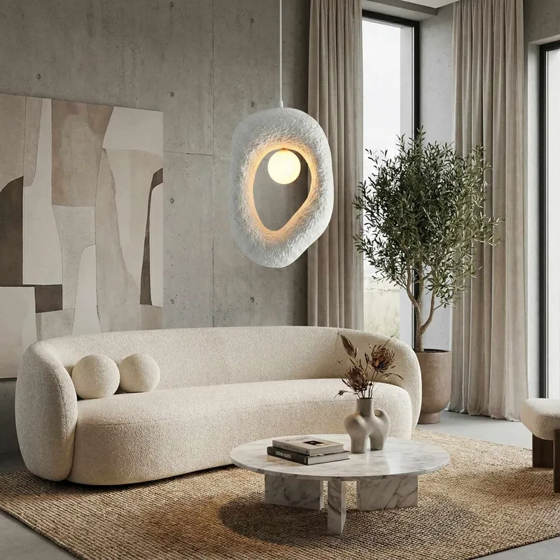 Orvinor Pendellampa - Vit - Belysning - Lampor & belysning inomhus - Taklampa & takbelysning - Kristallkrona & takkrona