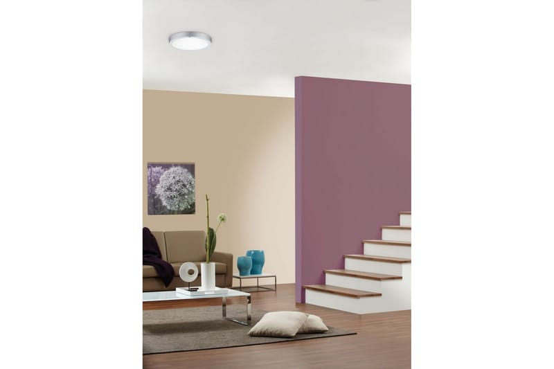Paulmann Plafond Rund - Silver|Vit - Hall lampa - Plafond - Takplafond - Taklampa & takbelysning