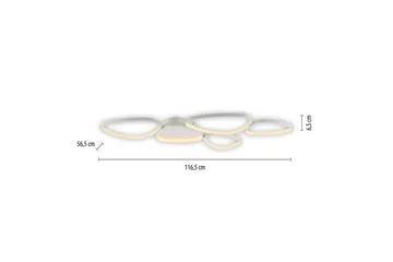 Pebbles Just Light Taklampa - White - Belysning - Lampor & belysning inomhus - Taklampa & takbelysning - Takplafond