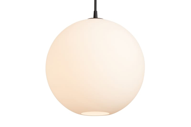 Pendellampa Capo 40 cm Svartstruktur/Opal Glas - Hall lampa - Taklampa & takbelysning - Fönsterlampa - Pendellampa & hänglampa - Kökslampa & taklampa kök - Taklampa vardagsrum - Fönsterlampa hängande - Taklampa sovrum