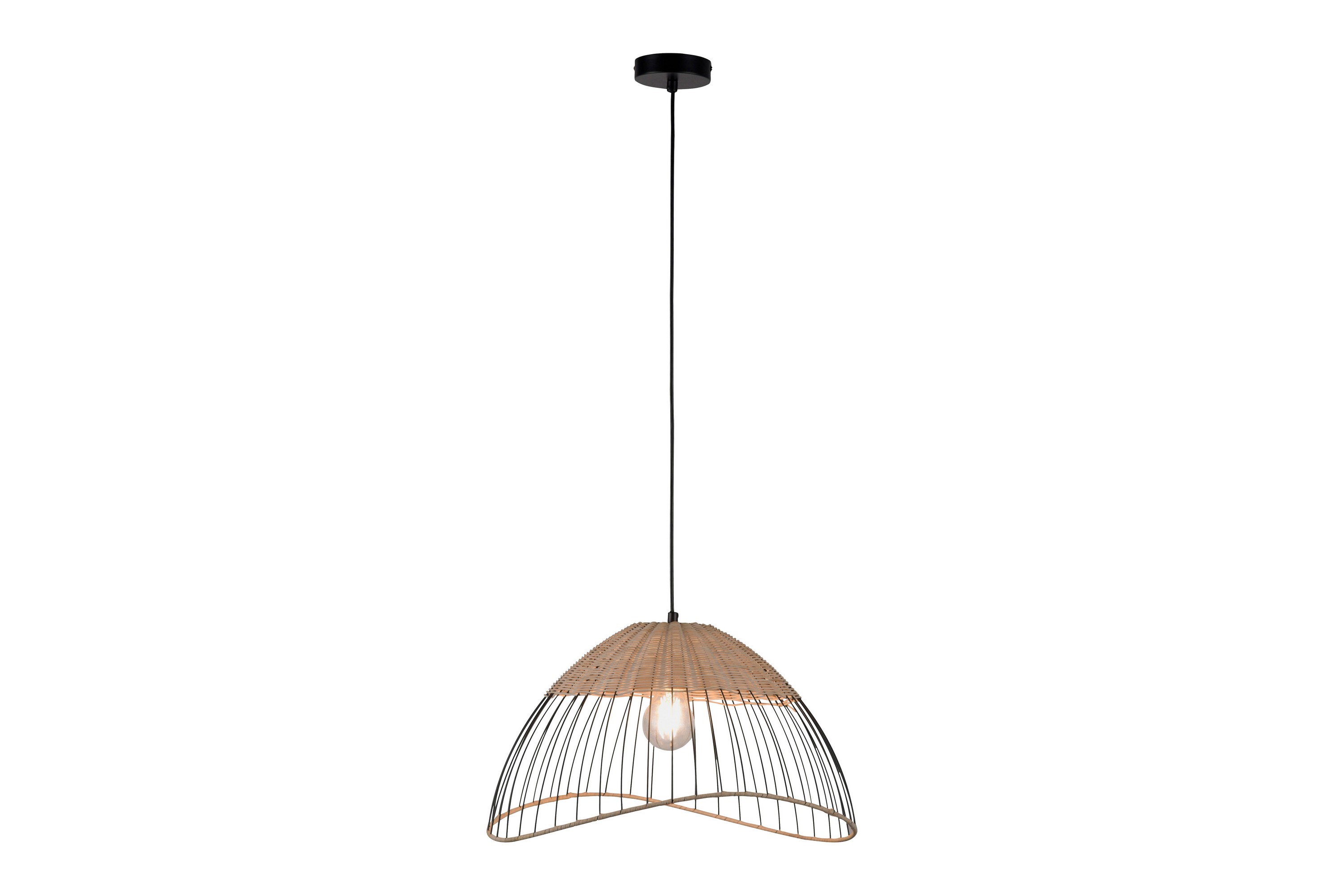 Pendellampa Corionto 48x48 cm Natur