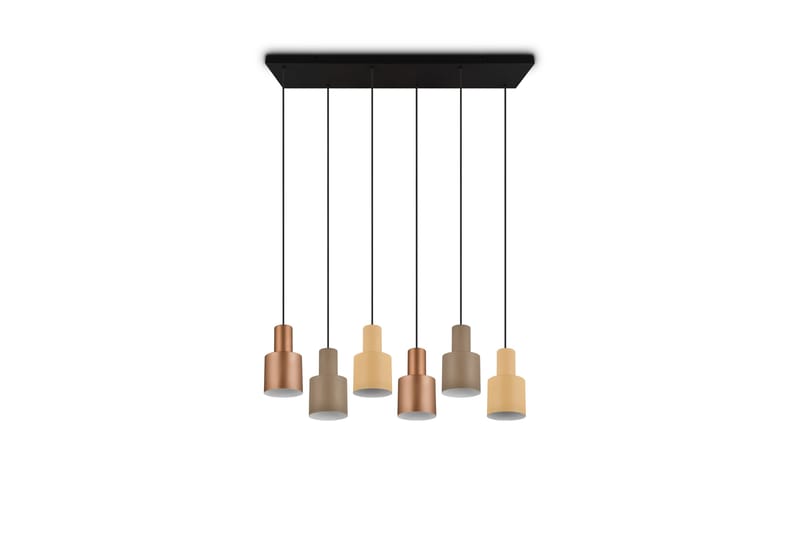 Agudo taklampa 6L E27 flerfärgad - Flerfärgad - Belysning - Lampor & belysning inomhus - Taklampa & takbelysning - Pendellampa & hänglampa