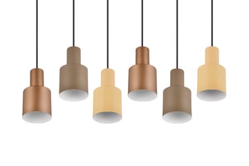 Agudo taklampa 6L E27 flerfärgad - Flerfärgad - Belysning - Lampor & belysning inomhus - Taklampa & takbelysning - Pendellampa & hänglampa