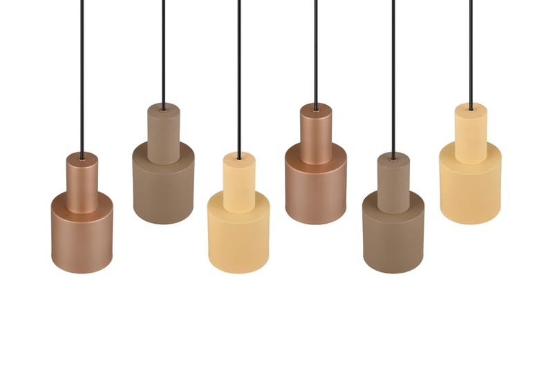 Agudo taklampa 6L E27 flerfärgad - Flerfärgad - Belysning - Lampor & belysning inomhus - Taklampa & takbelysning - Pendellampa & hänglampa