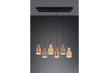 Agudo taklampa 6L E27 flerfärgad - Flerfärgad - Belysning - Lampor & belysning inomhus - Taklampa & takbelysning - Pendellampa & hänglampa