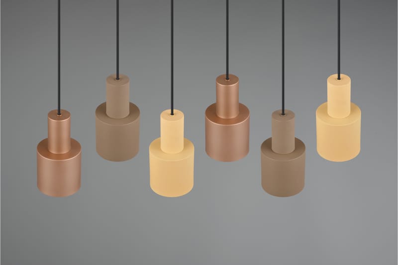 Agudo taklampa 6L E27 flerfärgad - Flerfärgad - Belysning - Lampor & belysning inomhus - Taklampa & takbelysning - Pendellampa & hänglampa