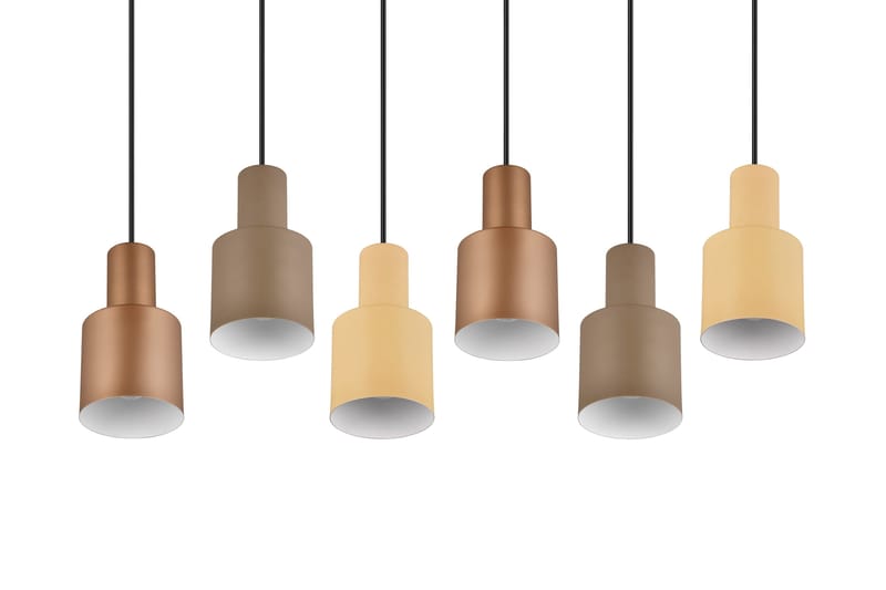 Agudo Taklampa 6L E27 flerfärgad - Flerfärgad - Belysning - Lampor & belysning inomhus - Taklampa & takbelysning - Pendellampa & hänglampa